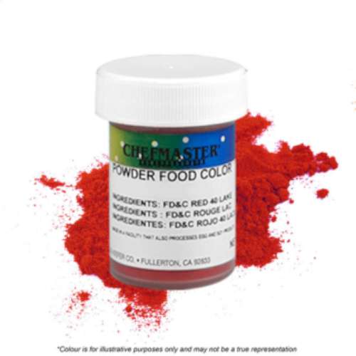 Chefmaster Powder Colour - Red - Click Image to Close